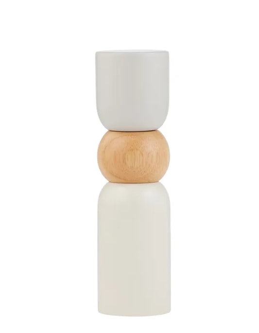 Pisces Wood S&P Grinder - Taupe & Natural
