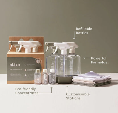 Al.ive Home Cleaning Starter Kit