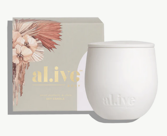 Al.ive Sweet Dewberry & Clove Soy Candle