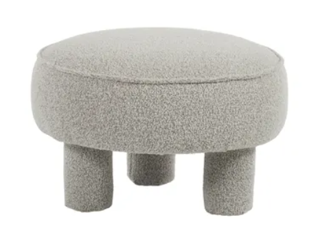 Astoria Boucle Round Ottoman