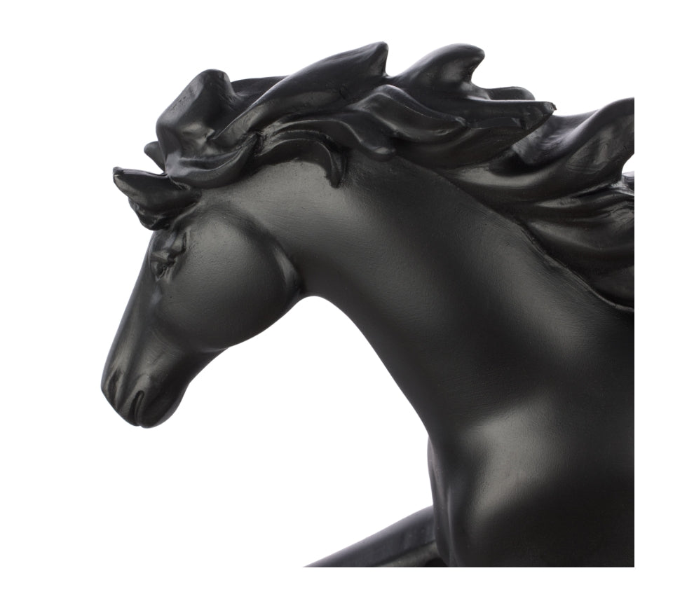 Society Home Equus Horse Sculpture Black
