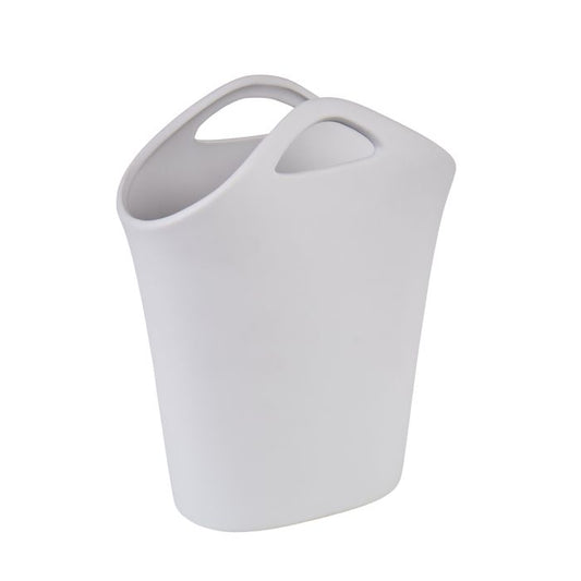 Ayo Basket Vase White 9x9x23cm