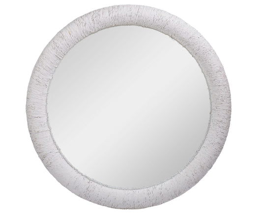 White Rope Effect Mirror