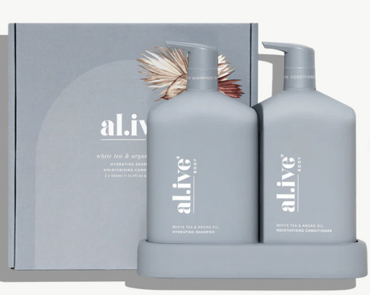 Al.live Body White tea & Argan Oil Hair Duo