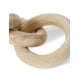 Chain Wooden Sculpture - 26 x 26 x 54cm