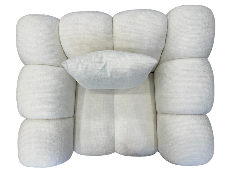 Annabelle Single Arm Chair - White