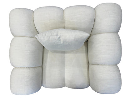 Annabelle Single Arm Chair - White