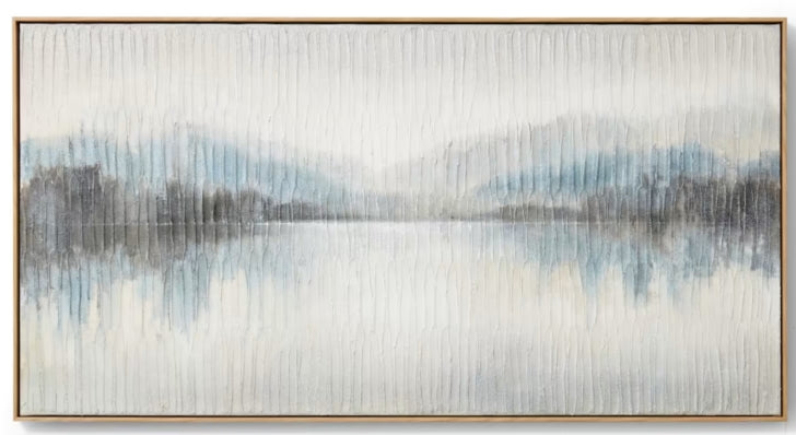 Sea Lake Hand Painted Canvas