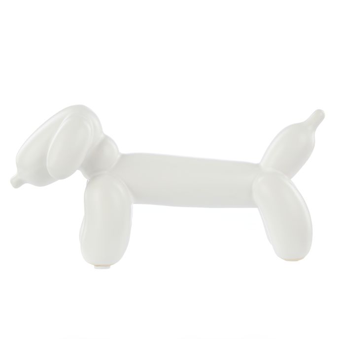 Bubbles Balloon Dog Sculpture White