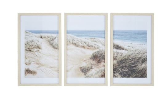 Emporium Sand Dune Wall Arts Set of 3 Desert Prints Framed Artworks Home Decor