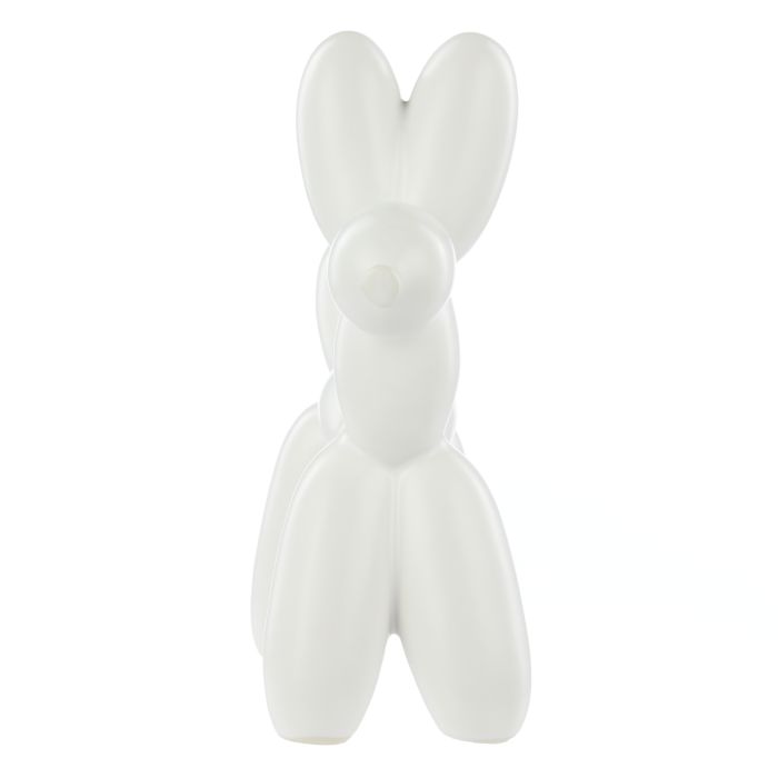 Bubbles Balloon Dog Sculpture White