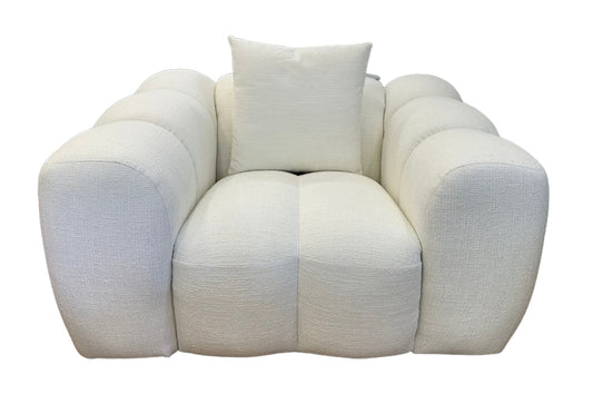 Annabelle Single Arm Chair - White