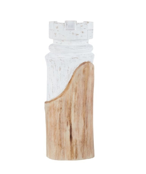 Amalfi Balli Chess Castle White & Natural