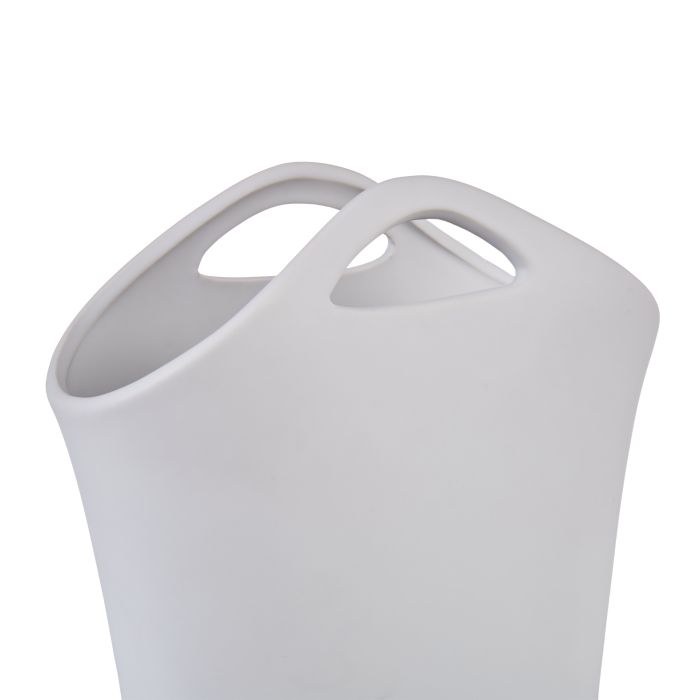 Ayo Basket Vase White 9x9x23cm