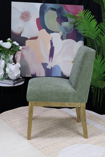 Wellan Olive Dining Chair - Solid Timber
